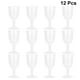 thumbnail image 5 of 12 vasos transparentes de plástico para fiestas, vasos desechables para vino, para bodas y cumpleaños., 5 of 8