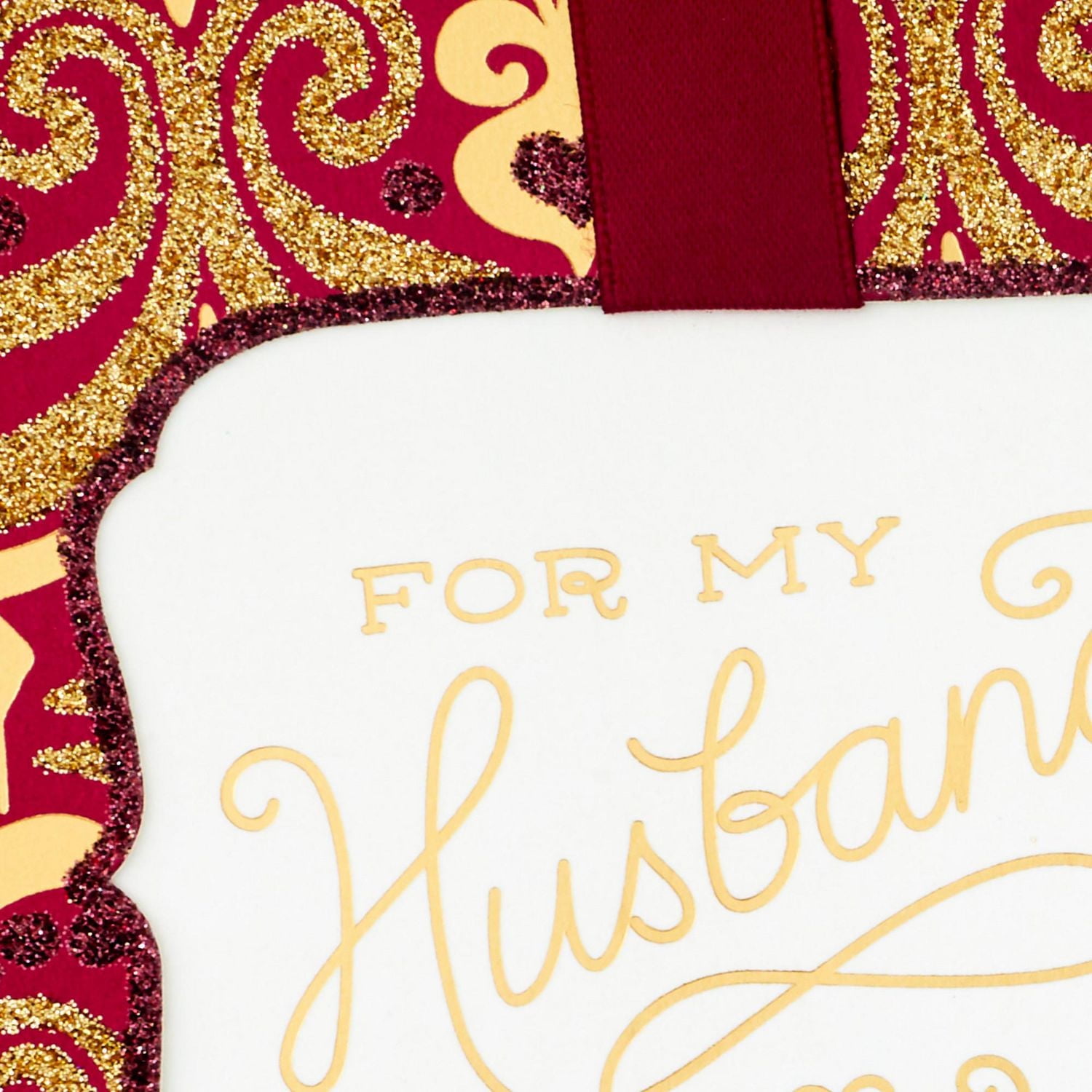 Hallmark Valentines Day Card for Husband (Paisley)