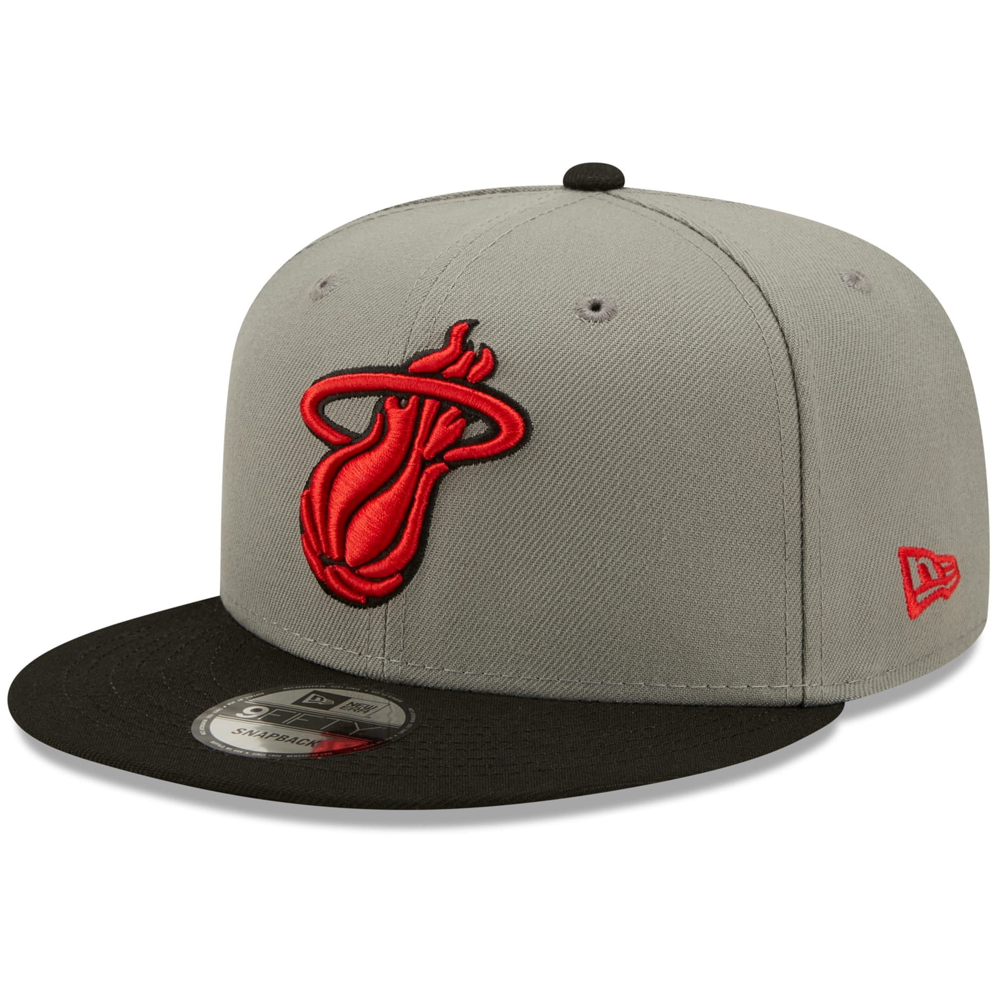 Men's New Era Gray Miami Heat Misty 
