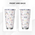 thumbnail image 3 of Rateoe Cute Koala Printed Car Guy Gifts for Men Women Tumbler - 20oz/590ml Double Wall Vacuum Insulated Stainless Steel Travel Tumbler Cups with Lid & Straw-Straw Three-piece Set, 3 of 8