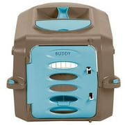Suncast Personalizable Deluxe Small Pet Carrier with Food and Water Tray, 23 x 15 x 125 inches