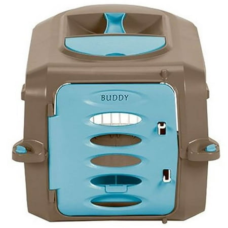 Suncast Personalizable Deluxe Small Pet Carrier with Food and Water Tray, 23 x 15 x 125 inches