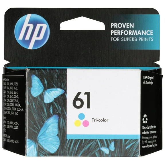 HP 61 Tri-color ink cartridge (CH562WN)