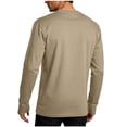 thumbnail image 5 of LUGOGNE Mens Tshirt Long Sleeve Crewneck Athletic Tops with Thumb Holes Comfortable Lightweight Workout Gym Running Pullover Tee Beige,L, 5 of 7