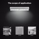 thumbnail image 4 of Automático ON / OFF Motion Sensor Night Light Dormitorio Baño Bathing Operated Gabinet LED Cartel France Lámpara de iluminación Accesorio Sweethay HA012470-00B, 4 of 7