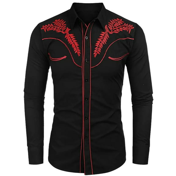 WERYOUNG Men's T-Shirts Long Sleeve Crewneck Graphic Print Fashion T Shirt Leisure Wear Relaxed Fit Tee Shirt Outdoor Activities Versatile Cozy Top