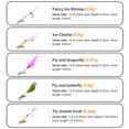 thumbnail image 2 of 5pcs Insects Flies Fly Fishing Lures Bait With Storage Box High Carbon Steel Fishing Tackle With Hook, 2 of 8