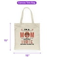thumbnail image 5 of I'm a Cavalier King Charles Spaniel Mom and a Registered Nurse Nothing Scares Me Canvas Tote Bag Dog Lover Gifts Reusable Shopping Grocery Bag - 00002, 5 of 5