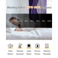 thumbnail image 5 of Purple Ombre Blackout Curtains, Light Blocking Print Window Curtains, Abstract Art Moire Ocean Waves Thermal Insulated Window Drapes for Living Room Kitchen Cafe 2 Panels, 104"W x 52"L, 5 of 9