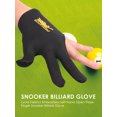 thumbnail image 2 of Bsvklp Guante Billar Snooker Con Tres Dedos Abiertos para Mano Izquierda Con Bordado Telas Licra, 2 of 5