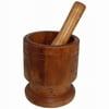 Imusa The IMUSA Jumbo Wood Mortar and Pestle is perfect for crushing fresh h