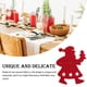 thumbnail image 3 of Yuarrent Cubiertos de Navidad, 4 Uds., bolsa, tenedor, soporte para cuchara de interior, tela, vajilla, bolsas, organizador de de cocina, Kits de decoración para fiestas Rojo Yuarrent HA069000-01, 3 of 6