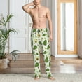 thumbnail image 2 of Naloa Green Avocado Pajama Pants Men, PJ Bottoms, Sleep & Lounge Pants-Medium, 2 of 6
