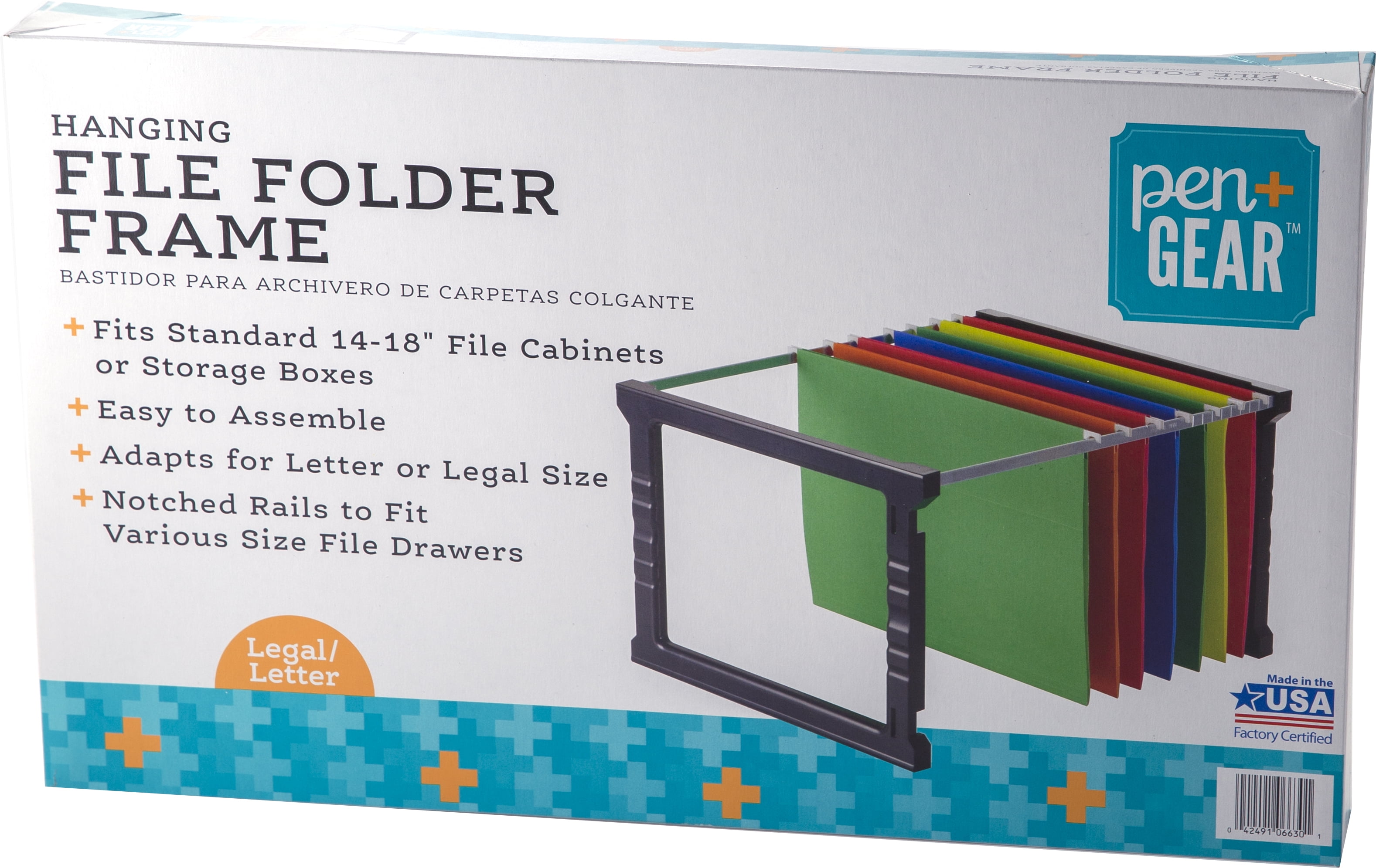 Legal Size 20 per Pack FT07044 9 Pt 11 x 14 Assorted Find It Hanging File Folders with Innovative Top Rail Stock 