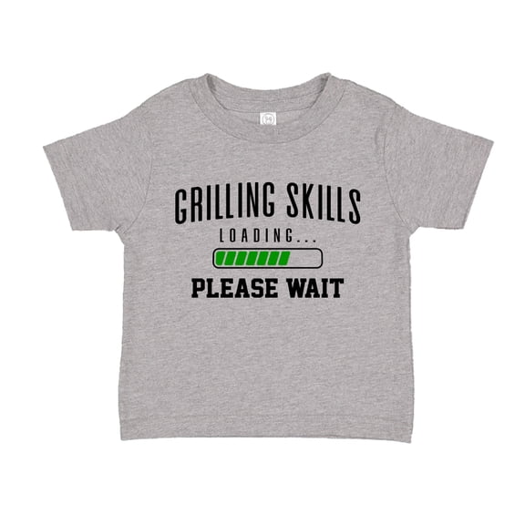 Grilling Skills Loading Please Wait Toddler T-Shirt 2T Athletic Heather