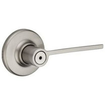 Kwikset Ladera Bed/Bath Lever in SN
