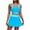 Blue, variant on Wdgfv Women's Tankini Swimsuits Tummy Control Two Piece Bathing Suit Modest Swim Skirt Color Block Swim Suits 2026