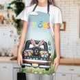thumbnail image 3 of Happy Easter Labrador Retriever American Flag Truck Bunny Ears Apron Lab Dog Lover Gifts for Cooking Grilling Baking Painting Gardening - 03001, 3 of 5