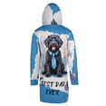 thumbnail image 2 of Happy Father's Day Best Portuguese Water Dog Cool Dad Ever All Over Print 3D Hooded Duffle Toggle Coat PWD Portie Fishing Dog Lover - 12007, 2 of 6