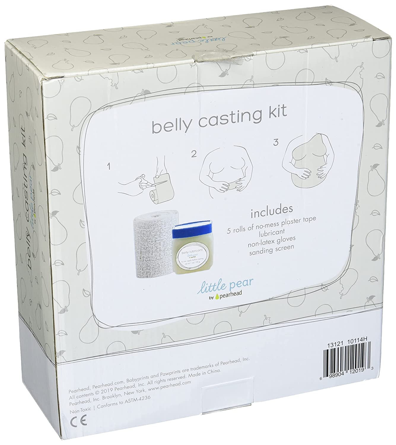 Pearhead Belly Casting Kit, Pregnancy Keepsake, Pregnant Belly