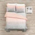thumbnail image 5 of Glitter Ombre Metallic Print Comforter Yellow/Gray 3Pc Set Full/Queen, 5 of 11