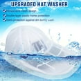 thumbnail image 4 of 2-Pack Hat Washer Cage for Washing Machine - Baseball Cap Cleaning Protector with Mesh Bags, Hat Shaper & Portable Washer for Apartments, 4 of 7