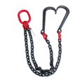 thumbnail image 2 of Chain Sling,Trailer Double Chain Hook Wrecker Rescue Vehicle Accessories High-strength Chain Sling Winch Traction Rope ,Easy to Operate, 2 of 7