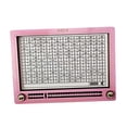 thumbnail image 1 of Hucha de madera, caja de dinero, caja de almacenamiento con contador de objetivos de ahorro de dinero rosa 3000 euros, 1 of 9