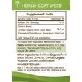 thumbnail image 2 of Horny Goat Weed Tincture Alcohol Extract, Organic Horny Goat Weed Epimedium Grandiflorum, Barrenwort Healthy Libido 2 oz, 2 of 7