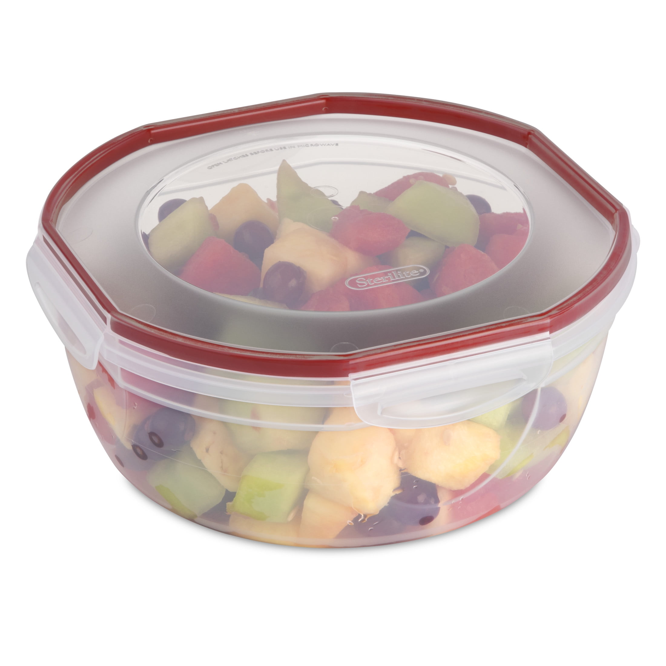 Sterilite Ultra•Seal™ 4.7 Qt. Bowl, Latching Food Storage Container, Air and Water-Tight, BPA-Free, Clear