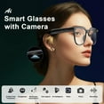 thumbnail image 4 of Tersanhong AI Smart Glasses with  1080P Camera,Hand-Free Calling, Real-Time Translation,AI Voice Assistant,ChatGPT Free,Anti Blue Light Sunglasses for Men&Women, 4 of 11