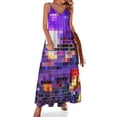 thumbnail image 1 of Vestido sin mangas con estampado de bola de discoteca iridiscente Vestidos de mujer, 1 of 7