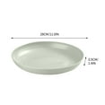 thumbnail image 3 of Large Round Plastic Salad Plate - 10-Inch Antifall Dish for Snacks, Desserts & Dining - Non-Slip Bottom, Durable Scratch-Resistant Design - Multipurpose Serving Tray for Home & Kitchen, 3 of 3