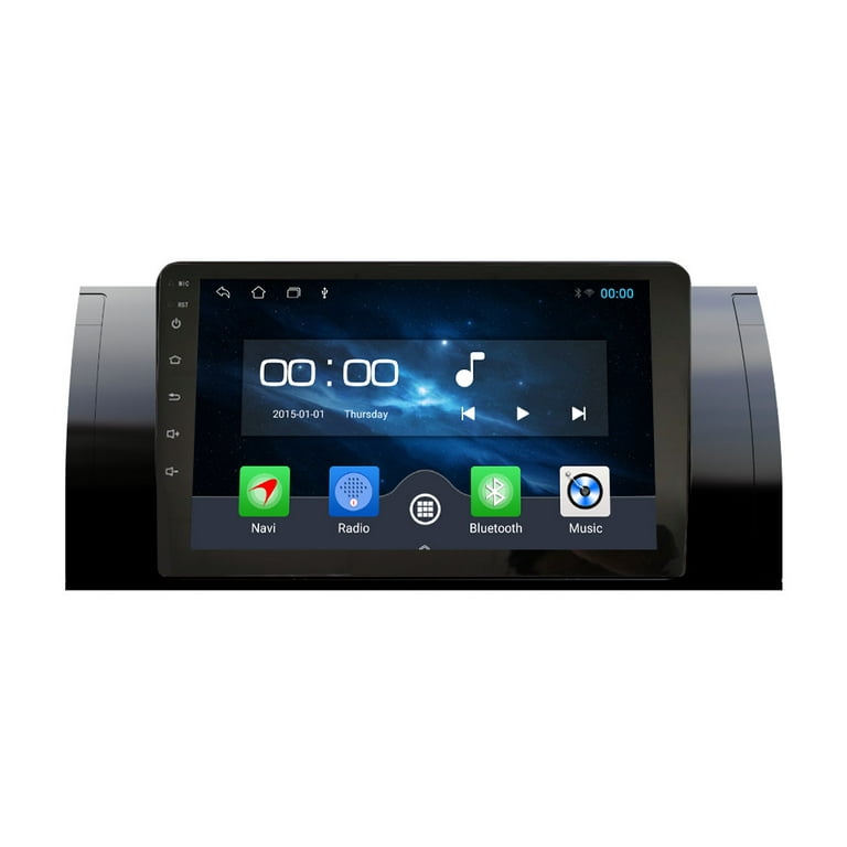 Autoradio 9 Car Navigation Stereo Android 10 Quad Core 1GB 32GB Multimedia  Player GPS Radio 2.5D Touch Screen for BMW M5/E39 1995-2003 BMW X5/E53  2000-2007 