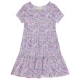 thumbnail image 2 of BTween 3-PC Girls Summer Dress Set - Short Sleeve Casual Skater Dresses with Stripe & Floral Print, 2 of 4