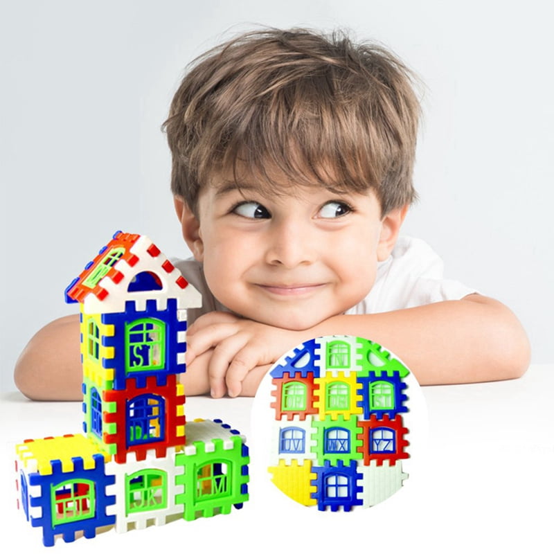 96PCS/ 4Set Kids Building Toy Preschool Toy Blocks Learning Toy Set