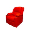 thumbnail image 3 of Sillon RECLINABLE TU ESPACIO MUEBLES MINIMALISTA rojo, 3 of 4