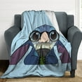 thumbnail image 4 of Stitch Throw Blanket Cute Flannel for Boys Girls Men Women, 4 of 7