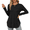 Black, variant on Ronuti Long Sleeve Shirts for Women Crewneck Basic Loose Tunic Tops Floral Beach Vacation Clothes
