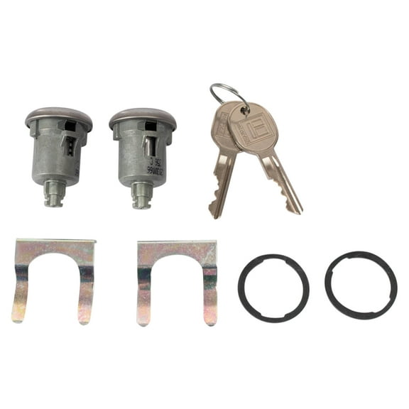TRQ Door Lock Cylinder Set For 60-96 Buick Cadillac Chevrolet GMC Olds Pontiac BDA12573