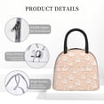 thumbnail image 4 of Balery Geese and Flower Pattern Lunch Bag Women, Lunch Box, Lunch Bag, Small Leakproof Lunch Tote Large Capacity Reusable Insulated Cooler Lunch Container-One Size, 4 of 6