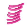 thumbnail image 4 of Women Makeup Tool Fuchsia Flexible Rubber Refill Eyelash Curler Pad 6 Pcs, 4 of 5