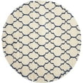 thumbnail image 2 of Nourison Amore Ivory/Blue Shag Area Rug AMOR2 6'7" x 6'7", 2 of 6