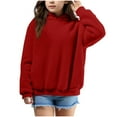 thumbnail image 5 of YunPes Girls Oversized Hoodies with Cat Ears Cute Fashion Sweatshirts Casual Pullover Warm Fall Winter Clothes Clothes Teen Girls Trendy, 5 of 6
