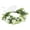 Beige, variant on Adjustable Floral Head Chain Hair Band Cloth Material Delicate Fabric Flowers Leaves Comfortable Lightweight Easy to Style for Girls Bridal Party Boho Wedding Home Festive Occasions