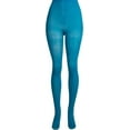 thumbnail image 1 of Lissele Women's Plus Size Opaque Tights Pack of 2 Teal, 2x, 1 of 3