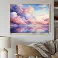thumbnail image 2 of Designart "Pastel Sky Palette Pink and Blue Hues III" Oversized Landscapes Framed Wall Art - Traditional Pink Sky Hallway Framed Wall Art Decor, 2 of 7