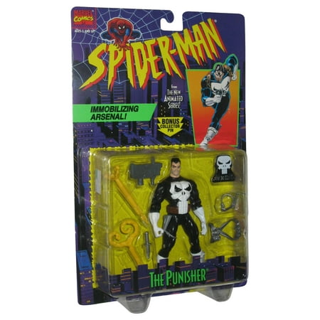 ToyBiz Marvel Comics Spider-Man The Punisher with Immobilizing Arsenal