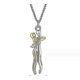 thumbnail image 1 of Collar de pareja Con abrazos Yashi en plata de ley S925 regalo para el Día de San Valentín oro y plata modelo 20164, 1 of 2