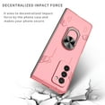 thumbnail image 3 of Galaxy Z Fold 2 Case,Rugged Military Grade Anti-Fall Shockproof Heavy Duty Protective Phone Case with Kickstand Magnetic Ring Stand Full Body Case For Samsung Galaxy Z Fold 2 5G,Pink, 3 of 11
